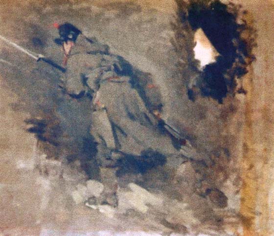 pictură - Grigorescu, Nicolae; Atacul de la Smârdan (studiu)