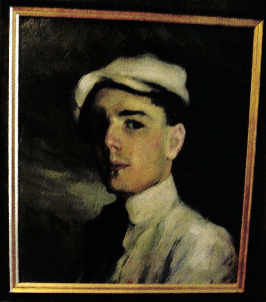 Pictură de șevalet - Băeșu, Aurel; Portret de tânăr (autoportret)