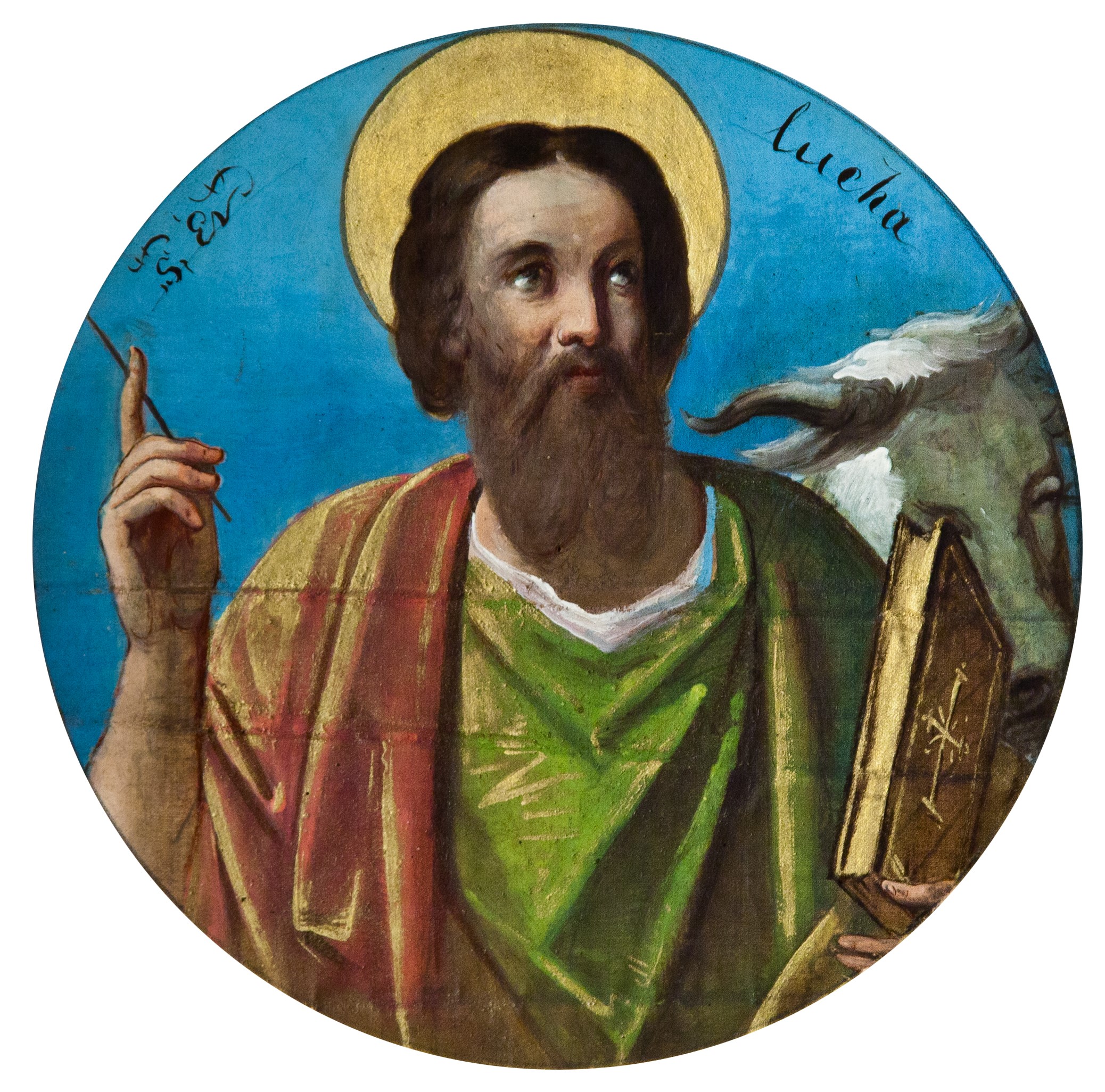 Pictură - Tattarescu, Gheorghe; Sf. Evanghelist Luca
