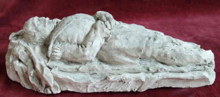 Sculptură - Carpeaux, Jean-Baptiste; Napoleon al III-lea pe patul de moarte