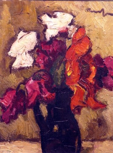 pictură - Tonitza, Nicolae; Flori în cană neagră