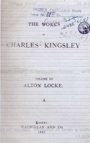 carte. Charles Kingsley. The works of Charles Kingsley. Alton Locke ...