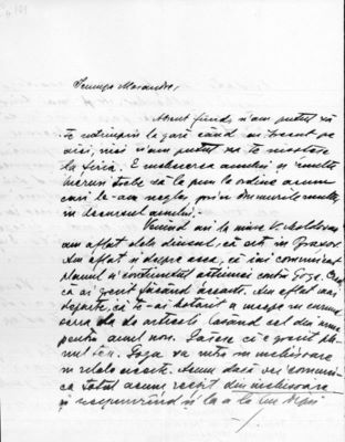 scrisoare - Maniu-Mützner, Rodica; Iuliu Maniu către Vaida Voevod în problema atacului contra lui O. Goga