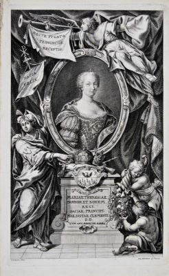 gravură - Schmitner, Franz Leopold; (SC.); Danne, Franz Anton; (DEL.); Maria Theresia
