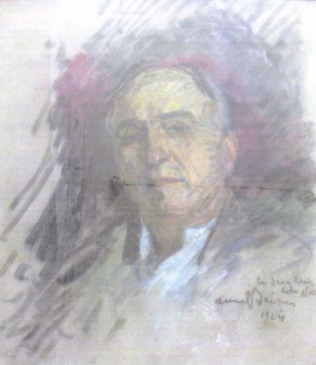 grafică de șevalet - Băeșu, Aurel; Portret Conu Nicu