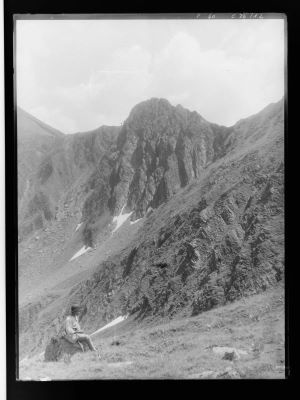 clișeu - Emil Fischer; Vârfurile Scara și Gârbova din Munții Făgăraș