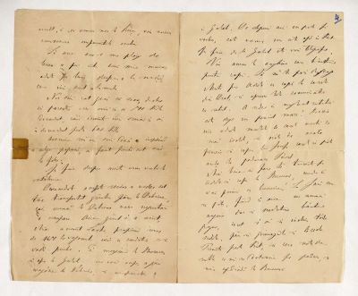 manuscris - Scrisoarea a fost redactată de M. Kogălniceanu; Scrisoare adresată de Mihail Kogălniceanu fiului său, Ioan, datată „30 septembrie 1888, Iași”