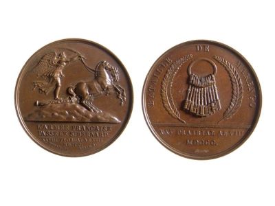 Medalie dedicată forțării Pasului Saint Bernard și bătăliei de la Marengo
