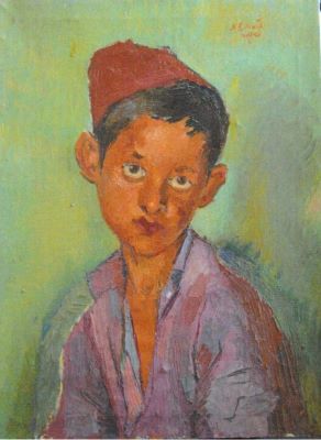 pictură de șevalet - Martinovski, Nicolae; Cap de copil