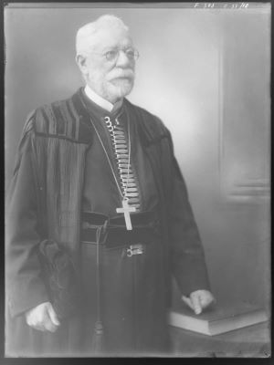 clișeu - Emil Fischer; Portretul episcopului Fr. Teutsch