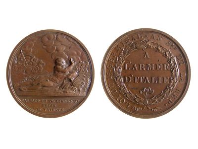 Medalie dedicată forțării râului Tagliamento și cucerirea Triestului