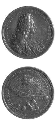Medalie dedicată încoronării lui Carol VI ca împărat roman