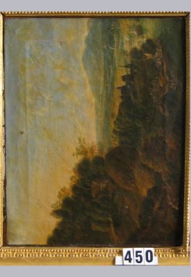 pictură de șevalet - Griffier, Jan I; Ținutul Rinului cu corăbii (în registrul inventar: Ținutul Rhinului cu corăbieri)
