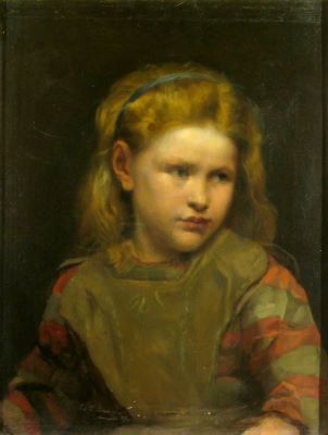 pictură de șevalet - Bardasare-Panaiteanu, Emanoil; Portret de fetiță