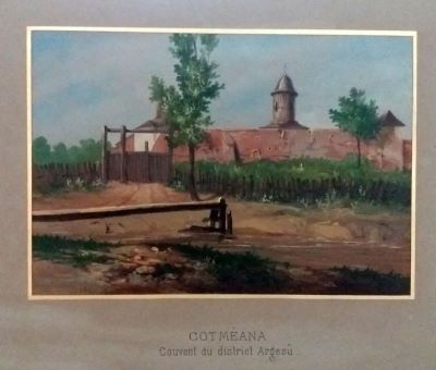 pictură - Trenk, Henri; Mănăstirea Cotmeana