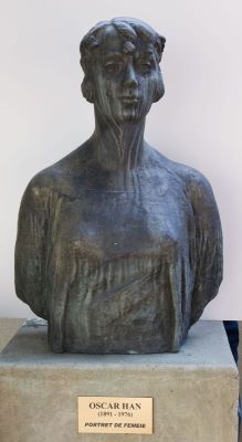 sculptură - Han, Oscar; Portret de femeie