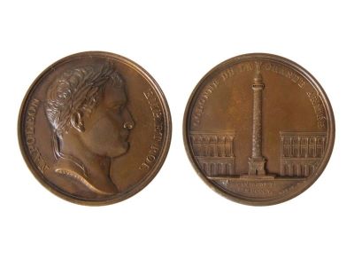 Medalie dedicată coloanei Vendome