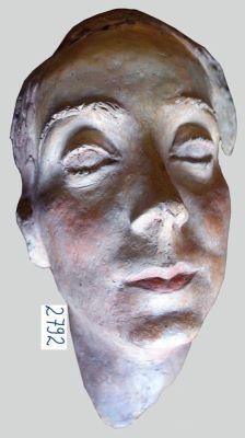 sculptură - Petrașcu, Milița; Masca mortuară a Claudiei Millian
