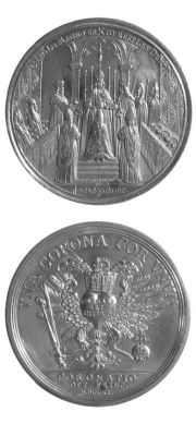 Medalie dedicată încoronării lui Carol al VI-lea ca împărat roman