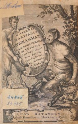 carte veche - M. Valerii Martialis, autor; M. Valerii Martialis Epigrammata