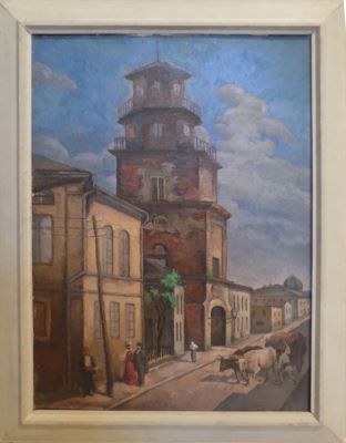 pictură de șevalet - Ressu, Camil; Turnul Colței