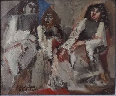 pictură de șevalet - Rădulescu, Magdalena; Compoziție