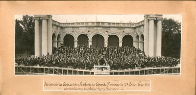 fotografie; Concert simfonic dirijat de George Georgescu la Arenele Romane din București