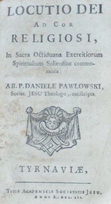 carte veche - Daniel Pawlowski, autor; Locutio Dei ad Cor Religiosi
