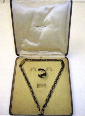 podoabe; Set bijuterii argint al Mariei Enescu, mama lui George Enescu