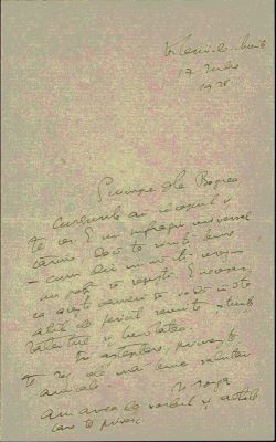 corespondență - Scrisoarea a fost redactată de Nicolae Iorga; Scrisoare datată „17 iulie 1925, Vălenii de Munte“, adresată de Nicolae Iorga lui Vasile Bogrea