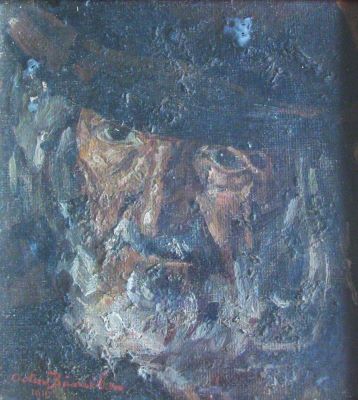 pictură de șevalet - Băncilă, Octav; Portret de bătrân