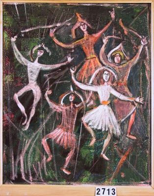 pictură de șevalet - Rădulescu, Magdalena; Dans