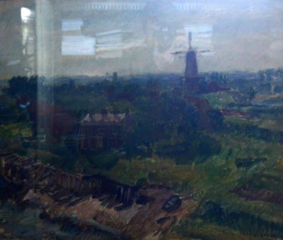 pictură de șevalet - Steriadi, Jean Alexandru; Peisaj din Verre (Olanda)