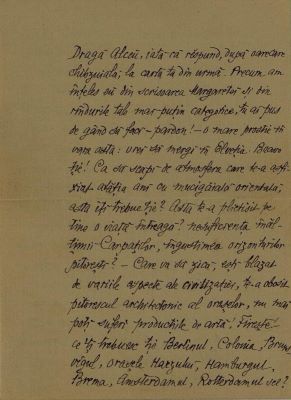 corespondență - Documentul a fost redactat de I.L. Caragiale.; Scrisoare (cu plic), nedatată, adresată de I.L. Caragiale lui Alceu Urechia.