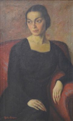 pictură de șevalet - Avachian, Arutin; Portret de femeie