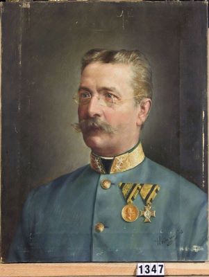 pictură de șevalet - Heilmann, Ferdinand; Locotent colonel Sztenzel