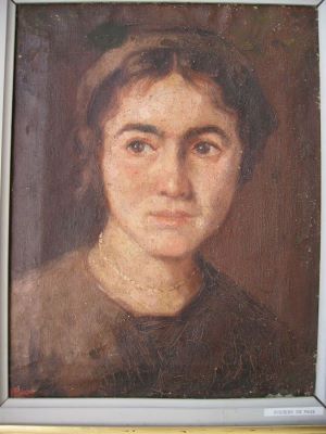 pictură de șevalet - Băeșu, Aurel; Portret de femeie