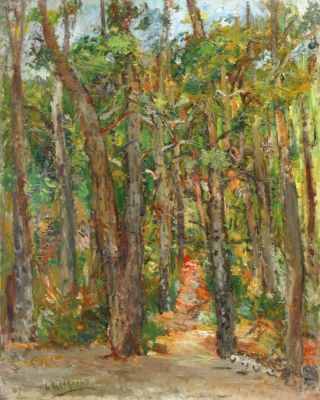tablou - Grigorescu, Lucian; Pădure din Cassis