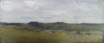 pictură de șevalet - Grigorescu, Nicolae; Peisaj de câmpie