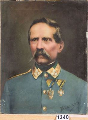 pictură de șevalet - Heilmann, Ferdinand; Locotenent colonel Henevogel