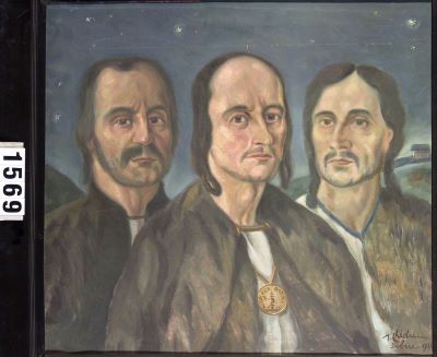 pictură de șevalet - Chidu, Ilie; Horea, Cloșca și Crișan