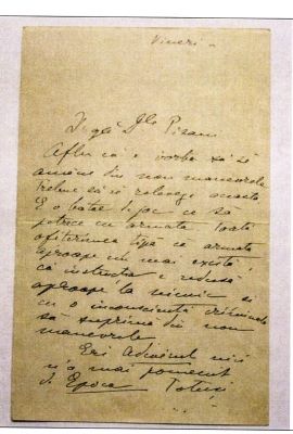Filipescu, Nicolae; Scrisoare trimisă de Nicolae Filipescu lui Timoleon Filipescu
