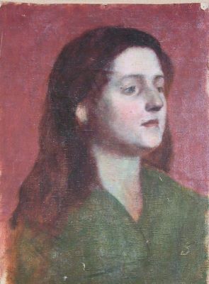 pictură de șevalet - Tamás, Emerich; Femeie tânără