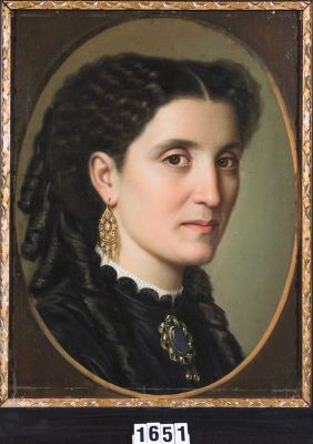 pictură de șevalet - Popp, Mișu; Portret de femeie