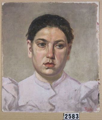 pictură de șevalet - Tamás, Emerich; Portret de femeie