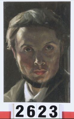 pictură de șevalet - Tamás, Emerich; Autoportret