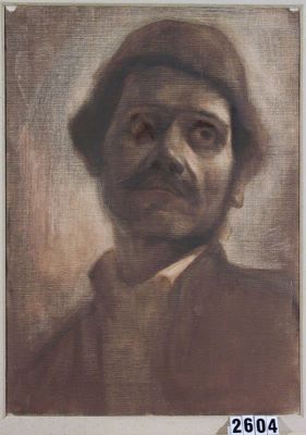 pictură de șevalet - Tamás, Emerich; Portret de muncitor