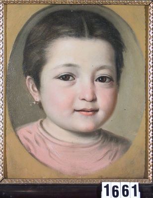 pictură de șevalet - Popp, Mișu; Cap de copil