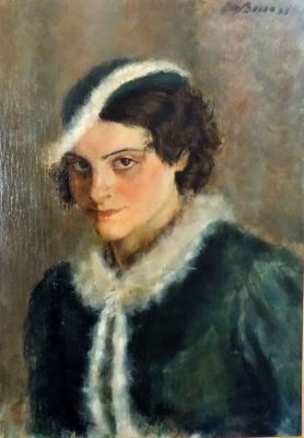 pictură de șevalet - Berea, Dimitrie; Lizuca (Portretul doamnei Lizuca Șoarec)