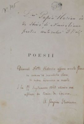 carte veche - Dimitrie Bolintineanu, autor; Poesii de D. Bolintinenu
